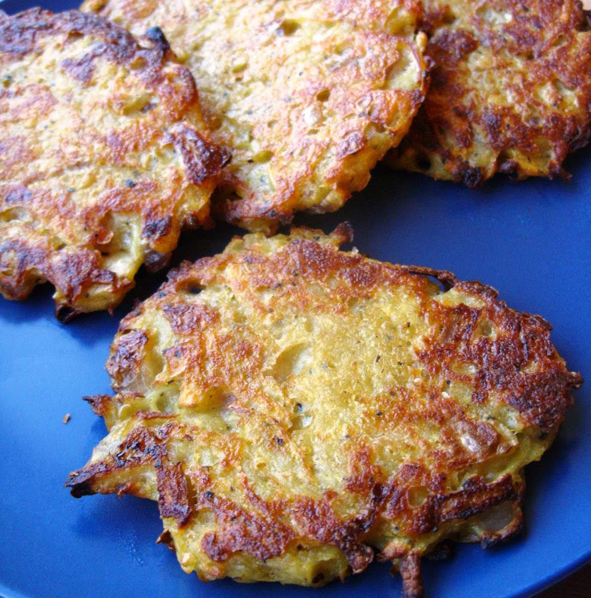 Frittelle vegane ebraiche (Latkes) cotte al forno (Betty Crocker)
